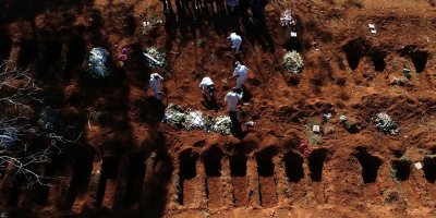 Brasil se aproxima de los 400.000 casos de coronavirus y de 25.000 muertes