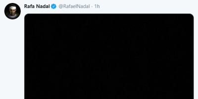 Nadal se une a las protestas con una foto negra