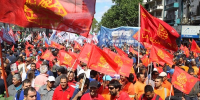 En esta jornada se cumple el paro parcial del Pit-Cnt contra la LUC