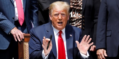 Trump dice que su plan para combatir el racismo es una economa fuerte