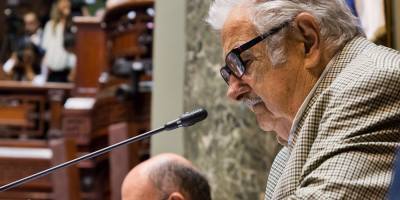 Mujica destac la gestin de crisis de Lacalle Pou en regreso al Senado