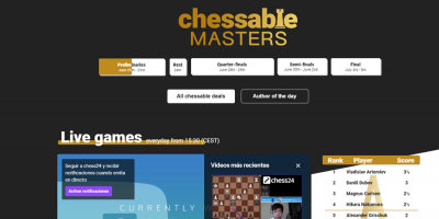Magnus Carlsen va por la recuperaci�n en el Chessable Masters