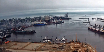 Se incendia buque pesquero coreano anclado en el Puerto de Montevideo