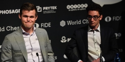 Carlsen-Caruana chocan en cuartos del Chessable Masters