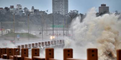 Fuertes vientos se abaten en el sur y sureste del pa�s 