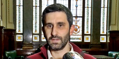 El diputado del MPP Daniel Caggiani, calific� de �papel�n internacional� a la renuncia del canciller Ernesto Talvi