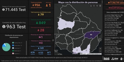 Se detect� solamente un caso de Covid 19