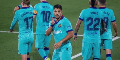 Su�rez ya es el tercer goleador hist�rico del Barcelona