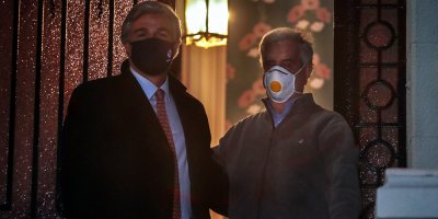 El canciller Bustillo cerr� con V�zquez las visitas a los ex presidentes