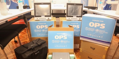 ASSE recibi� una importante donaci�n de  equipamiento e insumos de la OPS/OMS