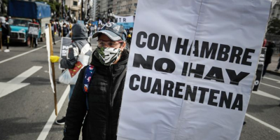 Organizaciones argentinas protestan por falta de alimentos en los comedores