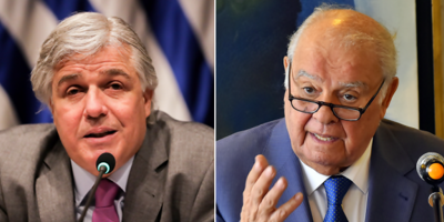 El canciller de la rep�blica, Fernando Bustillo se re�ne este jueves con el exministro de Relaciones Exteriores, Enrique Iglesias