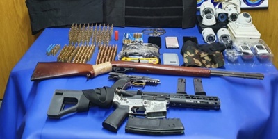 Incautan tres armas de fuego y 429 municiones en allanamientos en el Cerrito de la Victoria