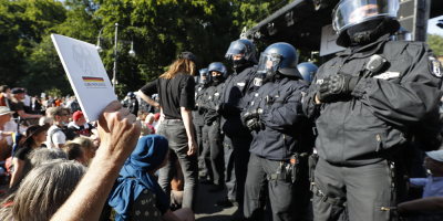 Berl�n ve inaceptables las manifestaciones sin respeto a medidas de higiene