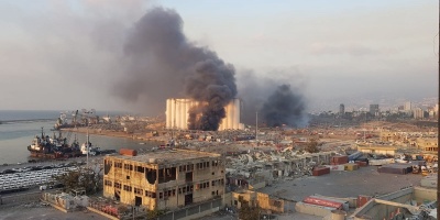L�bano: fuerte explosi�n en un almac�n de la zona del puerto de Beirut