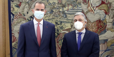 Francisco Bustillo se reuni� con el rey de Espa�a Felipe VI