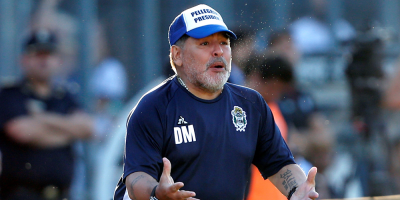 Maradona sonr�e por la vuelta de los entrenamientos en Argentina