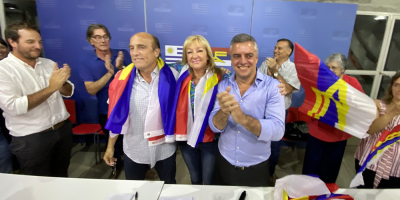 Los candidatos Mart�nez, Cosse y Raffo saludaron a Villar tras intervenci�n coronaria