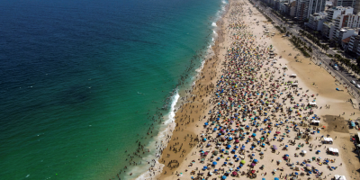 Las playas de R�o de Janeiro registran aglomeraciones en medio del desconfinamiento 