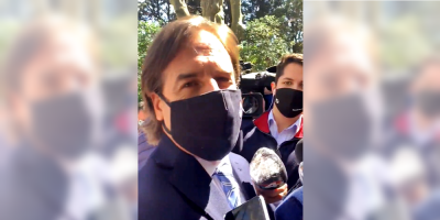 El presidente de la Rep�blica, Luis Lacalle Pou, destac� su respeto al derecho de los trabajadores a realizar paro 
