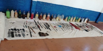 La Polic�a realiz� una requisa en la c�rcel de Cerro Carancho, en Rivera