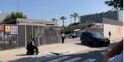 Su�rez se despide de Barcelona