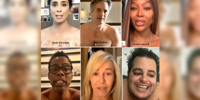 Celebridades de Hollywood se desnudan buscando evitar el voto en blanco, algo que podr�a favorecer a Trump