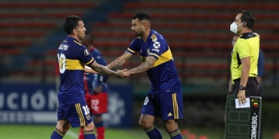 Boca gana con goles de los colombianos Villa y Cardona en s�bado de amistosos