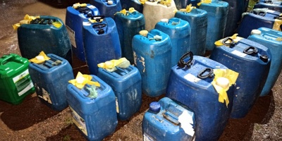 Incautan m�s de 1000 litros de combustible