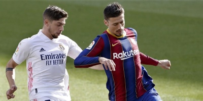 Fede Valverde, primer uruguayo madridista que marca un gol en un cl�sico espa�ol
