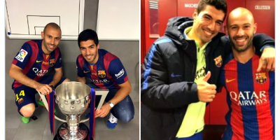 Luis Su�rez considera "un privilegio" haber jugado con Mascherano