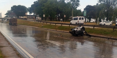 Siniestro fatal deja una persona fallecida en los accesos a Montevideo
