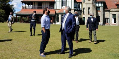 Distensi�n diplom�tica: Lacalle Pou recibi� Alberto Fern�ndez en Anchorena y avanzaron en temas bilaterales