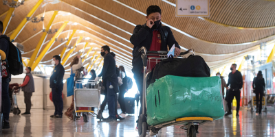 Espa�a recibi� a 874.000 pasajeros internacionales en octubre, un 90 % menos