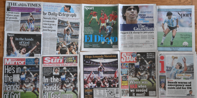 Los diarios del mundo reflejan en sus portadas el fallecimiento de Diego Maradona