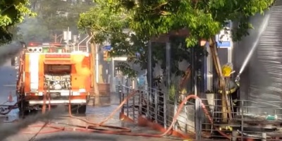 Incendio en Paysand�: la intendencia eval�a da�os estructurales
