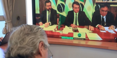 Fern�ndez pide a Bolsonaro dejar las "diferencias" e impulsar Mercosur