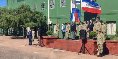Garc�a despidi� a los efectivos de las Fuerzas Armadas que parten al Congo en misi�n de paz 
