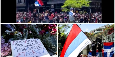Una multitud despidi� los restos del expresidente Tabar� V�zquez (Video)
