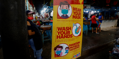 Filipinas impone el uso obligatorio del protector facial en espacios p�blicos