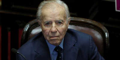 Hospitalizaron al expresidente Carlos Menem, de 90 a�os, en Buenos Aires