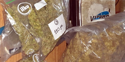 Una mujer detenida tras incautaci�n de m�s de cuatro kilos de marihuana en Cerro Largo