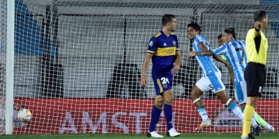 Racing vence a Boca con un golazo y llega a la revancha con ventaja