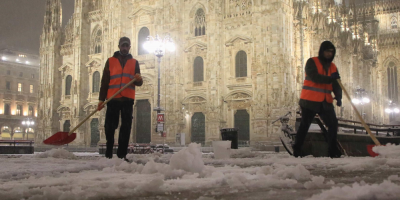 Italia cancela trenes y corta carreteras por las intensas nevadas en el norte