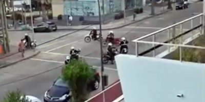 Incidentes entre j�venes y la polic�a en Maldonado durante la madrugada de este viernes