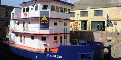Tripulantes de buque de Ancap dieron positivo de Covid-19 y ser�n trasladados
