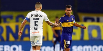 Boca y Santos empatan sin goles y definir�n la serie en Vila Belmiro