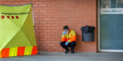 Un 45% de sanitarios en Espa�a con riesgo trastorno mental tras primera ola