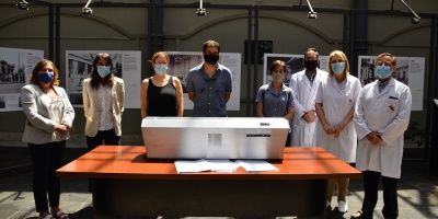 El Hospital Espa�ol recibi� un equipo para desinfectar mascarillas N95 que se utilizan contra el coronavirus