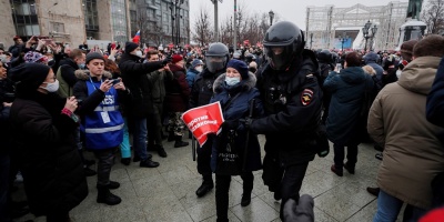 Rusia detiene a cientos de partidarios de Navalni en marchas en todo el pa�s